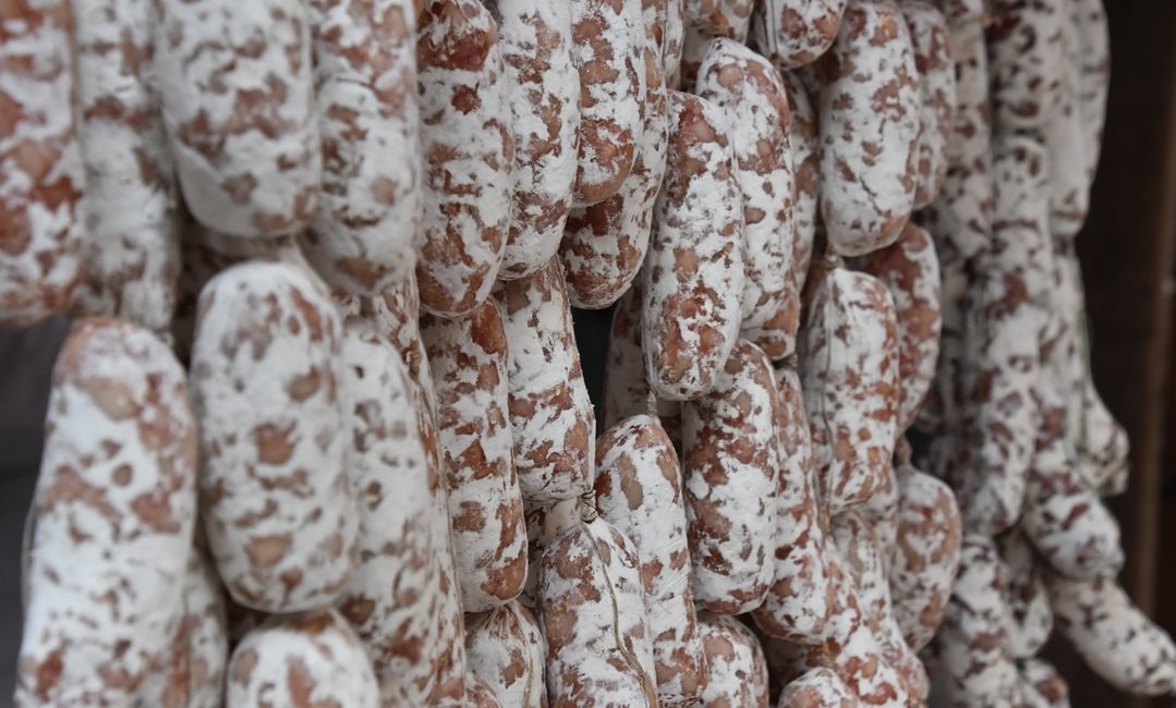 Salami local food in Southern Switzerland tours